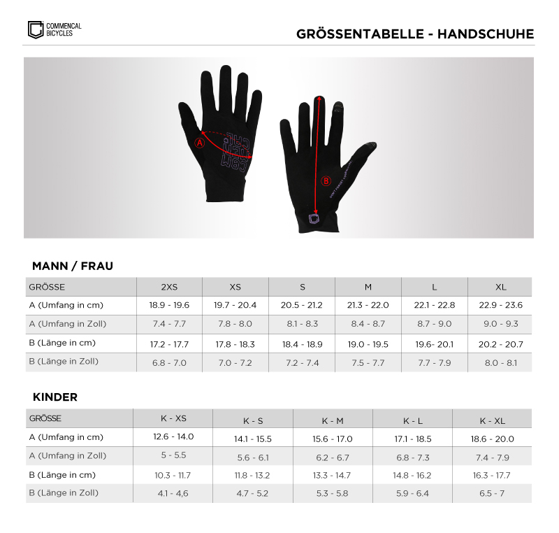 COMMENCAL LIGHTECH GLOVES CHALK