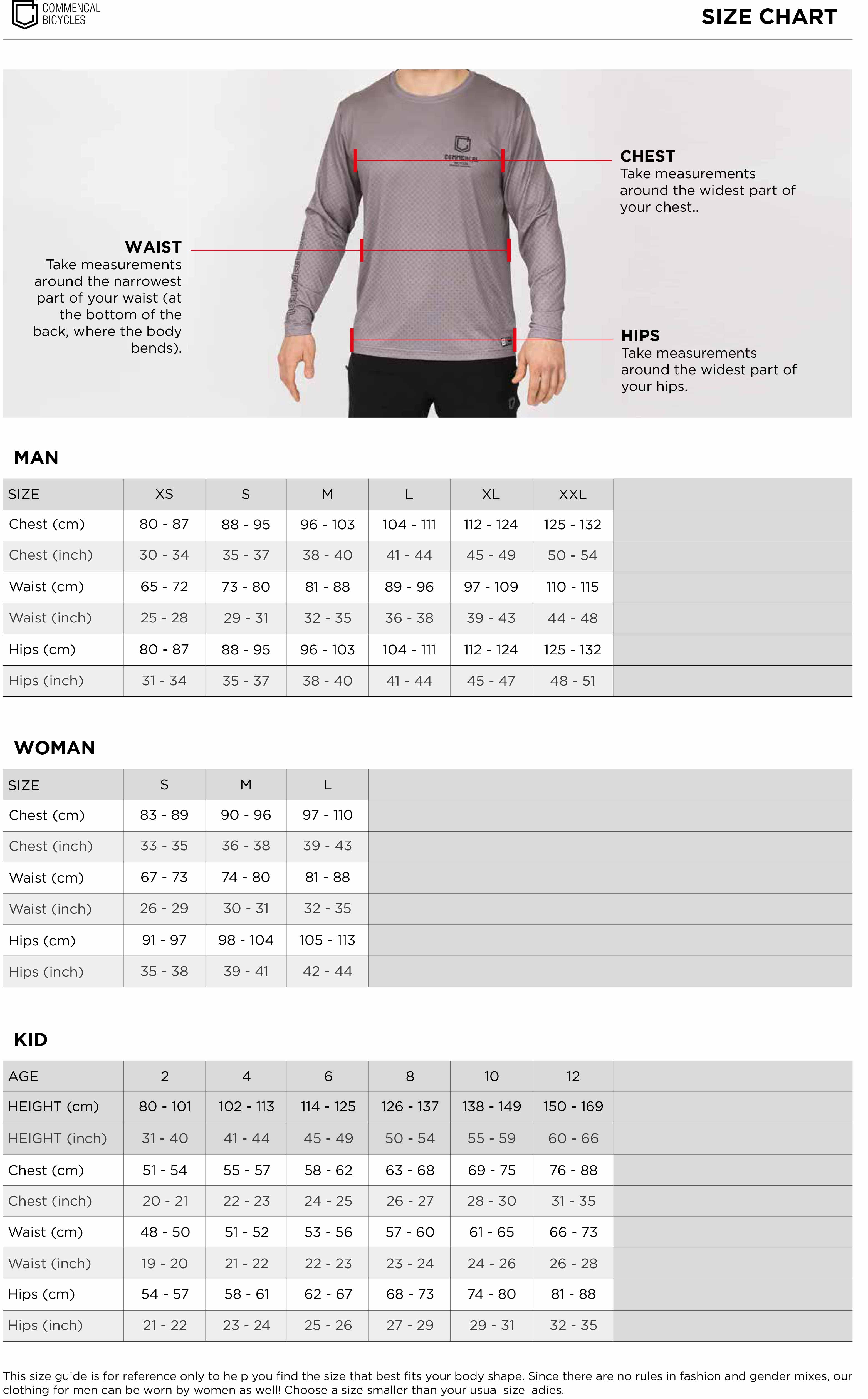 COMMENCAL CORPORATE LONG SLEEVE JERSEY RED DIRT